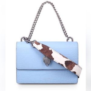 Kurt Geiger London Shoreditch Croc Embossed Crossbody Bag